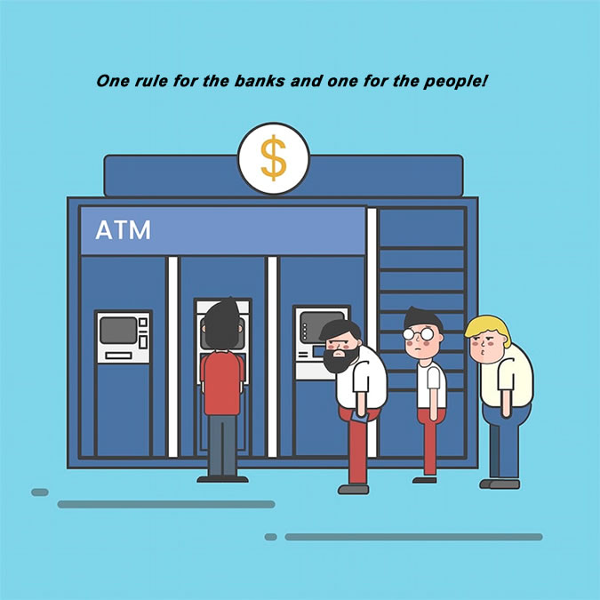 bank ATM and branches